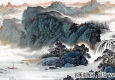 國畫(huà)名作 春山富水 源遠流長(cháng) 高清大圖下載